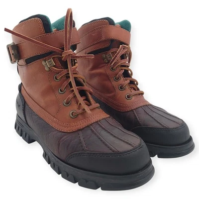 Botas Polo Sport Ralph Lauren Briarwood de Colección para Hombres 8.5 Hebilla de Pato Cuero Foto 1 de 4