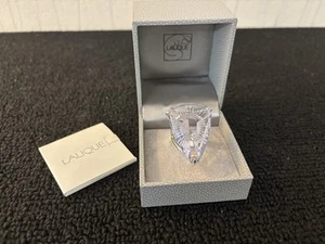 Bague modèle « ice light white » Lalique taille 53 - Picture 1 of 6