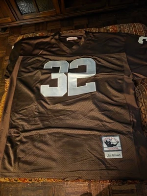 UNWORN Jim Brown #32 Browns (Mitchell & Ness) + Syracuse #44 – Pacote de Colecionador - Imagem 1 de 4