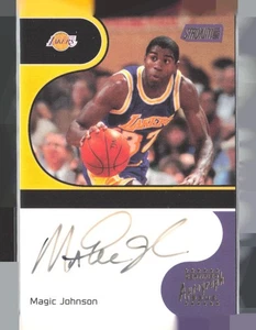 2001 Stadium Club Magic Johnson Auto #LS-MJ - Picture 1 of 2
