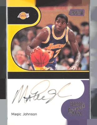 2001 Stadium Club Magic Johnson Auto #LS-MJ - Image 1 of 2