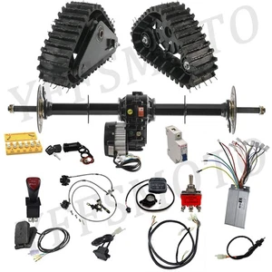 Rueda Pistas 48V 1000W Motor Diferencial Eje Trasero para Arenas de Nieve Go Kart Buggy - Imagen 1 de 19