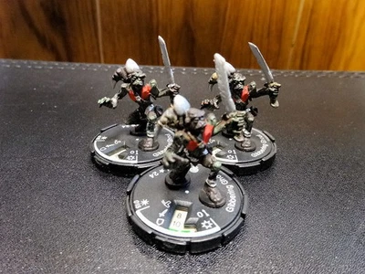 Mage Knight Gibbering Ghoul Monster Set 3 Figures Rare Overseas EE1 - Image 1 of 4