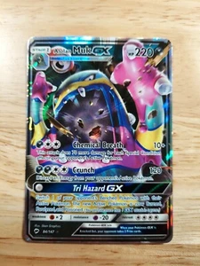 Alolan Muk GX 84/147 Burning Shadows- NM Ultra Rare Pokemon Card  - Picture 1 of 2