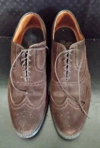 ALLEN EDMONDS QUINTON WILDLEDER WINGTIP BRAUN LEDER ELEGANTE SCHUHE 13 HERREN - Bild 1 von 12