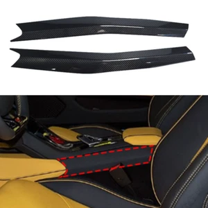 Carbon Fiber for Lamborghini Huracan 580 14-22 Armrest Side Moulding Cover Trim - Foto 1 di 4