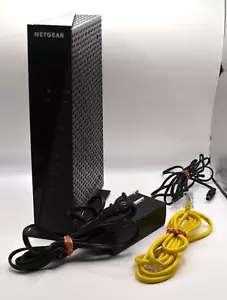 NETGEAR - Dual Band AC1750 C6300 Cable Modem WiFi Router - Black - Tested Works! - Picture 1 of 1
