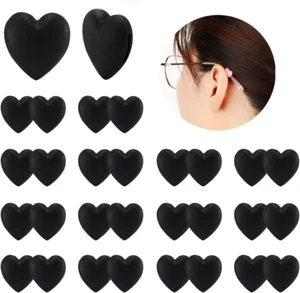 15 Pairs Silicone Eyeglasses Retainer, Eyewear Ear Grip Ear Hooks Anti-Slip Hold - Picture 1 of 12