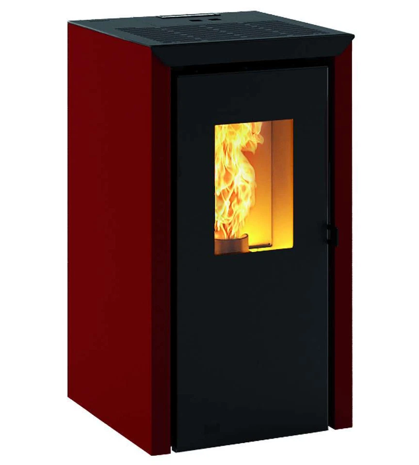 STUFA A PELLET BASSANO ROSSA 4 2 KW - INVICTA