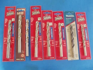 34 PIECE HIGH SPEED STEEL DRILL BIT ASSORTMENT STRAIGHT SHANK  MADE IN USA - Picture 1 of 4