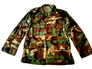 ** MEN Army Nato Military Style Button Down Camo Jacket Large New - Picture 1 of 17