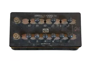 Vintage Cenco Central Scientific Co Variable Resistor Decade Box Bakelite 8" - Picture 1 of 11