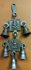 Navratri Brass Religious 5 Bells For Home Temple Office Goddess Laxmi Ganesha