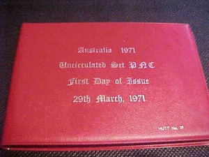 1971 HUTT COMMEMORATIVE AUSTRALIA UNCIRCULATED 6 COIN SET MIXED PNC 29 (30OF120) - Picture 1 of 10