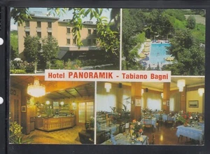 Cartolina Tabiano Bagni Hotel Panoramik VEDUTINE HB715 - Picture 1 of 1