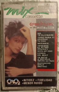 GLORIA ESTEFAN - MIX CASSETTE - 1987 MEXICAN TAPE SINGLE, LATIN POP - Picture 1 of 4