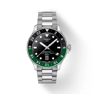 Tissot Seastar 1000 Quartz GMT 40mm Black Dial Watch T120.852.11.051.00 - Picture 1 of 1
