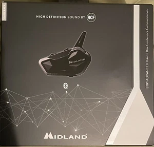 Midland BTR1 Advanced Intercom. Bike to Bike Conference Communication. - Picture 1 of 4