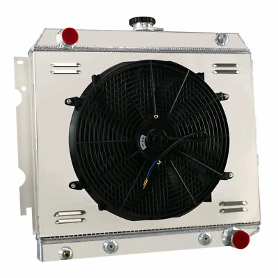 4 Row Radiator Shroud Fan For 1970 71-1973 DODGE CHALLENGER CHARGER 5.2L 5.9L V8 - Imagem 1 de 4