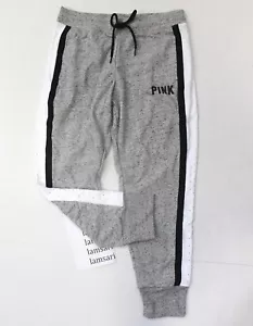 Pantaloni jogger magri Victoria's Secret ROSA strass taglia M - Foto 1 di 4