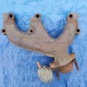 Buick GM V6 LH Exhaust Manifold w/EFE Heat Riser Vacuum Modular 25507801-2 - Picture 1 of 24