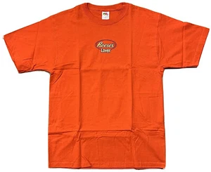 Reese’s Lover T-Shirt Peanut Butter Cup Candy Gr. Large 100% Baumwolle Orange Neu - Bild 1 von 3