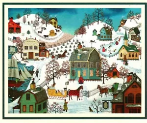 Chimney Sweeps Sleigh Linda Nelson Stocks Blank Inside Cards By Lang - Set of 3 - Picture 1 of 3