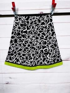 Falda de mujer Dressbarn, talla 12, negra, 100 % algodón, con cremallera lateral - Imagen 1 de 6