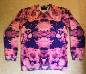 LADIES WOMENS JADED LONDON PINK PURPLE TOP SIZE S (8-10 UK) PRE OWNED EX COND - Picture 1 of 1