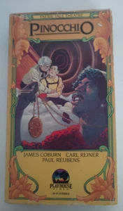 Faerie Tale Theatre Pinocchio VHS, James Coburn, Paul Reubens, 1983 Excellent - Picture 1 of 9