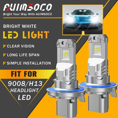 For 2006 2007 2008 Dodge Ram 3500 LED Headlights Combo Hi/Lo Beam Bulbs 15000LM - Изображение 1 из 4