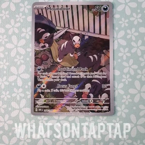 Pokemon Card Houndour 204/197 Secret Rare Scarlet Violet Obsidian Flames LP - Picture 1 of 2