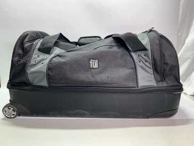 FUL Workhorse 30” Split Level Rolling Duffle Bag Black 610091 FŪL travel wheels - Image 1 of 4