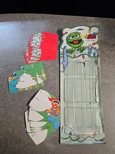 Christmas Gift Tag Sesame Street Set 16 Ernie Cookie Monster Oscar - Picture 1 of 9