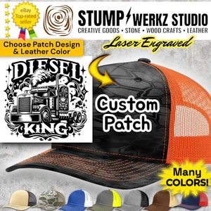 Gorra de béisbol personalizada Trucker Hat Richardson 18 ruedas semi camión DIESEL KING - Imagen 1 de 24