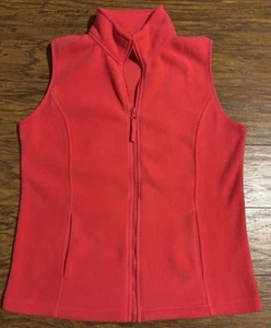 Made For Life Activewear Workout Poly Fleece Sleeveless Hot Pink Vest Medium M - Picture 1 of 6