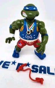 TMNT Ninja Turtles Turtle Games Track 'N Field Leo 5" Figur Playmates 5211 1992 - Bild 1 von 4