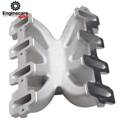 Colector de admisión de carburador catedral aluminio satinado para Gen III LS1/LS2 RPM 3500-8000 Foto 1 de 4