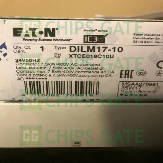 1PCS New MOELLER AC contactor DILM17-10 Fast Ship - Image 1 of 1