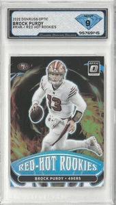 2022 Panini Donruss Optic BROCK PURDY #RHR-1 Red Hot Rookies 💎 DSG 9 Mint - Picture 1 of 2