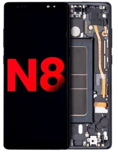 Pour Samsung Galaxy Note 8 Ecran LCD Vitre Tactile Numériseur Avec (Cadre Noir) - Photo 1 sur 3