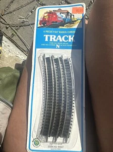 Bachmann N Gauge Track 44607 9-3/4" Radius Curved Track 6 pcs New - Picture 1 of 1