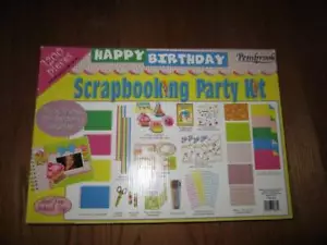 Pembrook Scrapbooking party kit Happy Birthday 1200 pieces NIB - Picture 1 of 2