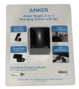 Anker MagGo 3-in-1 Cube Charging Station with Qi2 - Zdjęcie 1 z 1