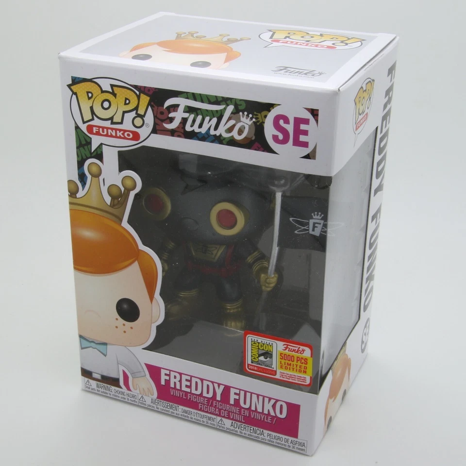 Funko Pop SE - 33450 Freddy Black Robot Red Eyes SDCC2018 5000 PCS - Immagine 1 di 1