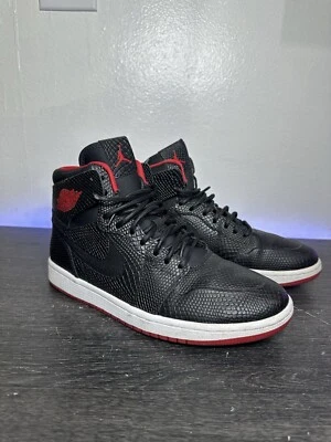 Nike Air Jordan 1 Retro High Nouveau Snakeskin 2016 Criado Negro Rojo Para hombres Talla 8 Foto 1 de 4