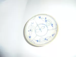 34358 antike Schüssel Strohblume Puppenstube D 8cm sehr alt - Bild 1 von 2