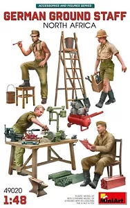 MiniArt 49020 Niemiecki personel naziemny z akcesoriami Afryka Północna 1/48 - Zdjęcie 1 z 2