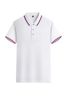 Unisex Mujeres Hombres Polo Trabajo Camiseta Uniforme Hielo Fibra Mangas Cortas Foto 1 de 4