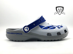 Crocs Classic US Air Force Clog Herren 4/Damen 6 grau blau neu